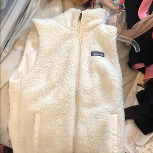 White Patagonia vest